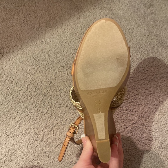 Coach wedges. Barely worn. - Picture 2 of 2